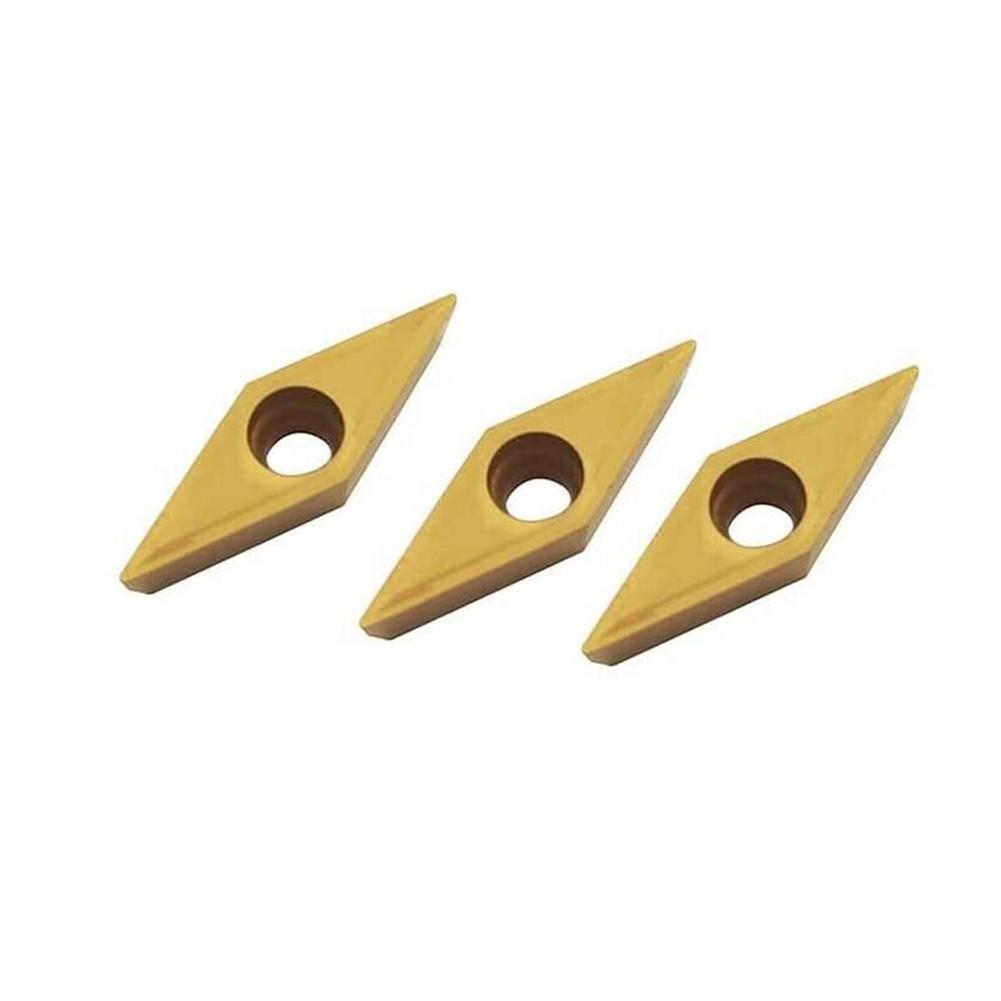 10 шт. VCMT331 Golden VCMT160404 Сменные токарные резцы с твердосплавными пластинами