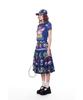 GREEDILOUS Racing Club Pleated Long Skirt