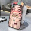 Чехол для мобильного телефона iPhone17PorMax с рисунком кошки Apple 16/15 с мелкими отверстиями 14 прозрачный 13 защитный чехол