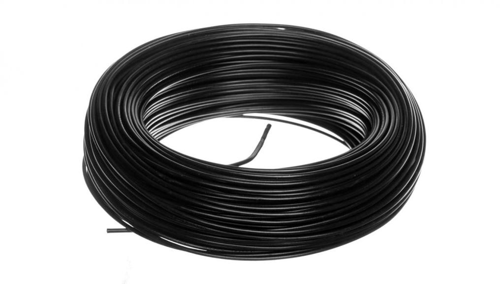 Монтажный кабель H05V-K (LgY) 1 черный /100м/