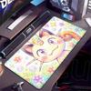 900x400mm Computer Gaming Mouse Pads PC Rubber Accessories Washable Anime Meowth Large Keyboard Mats Pokemon Locking Edge Carpet