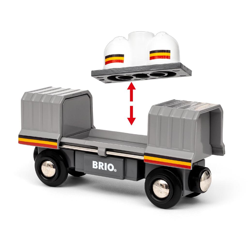 BRIO Wooden Railway Educational World Railway Santa Fe Ages Christmas Indoor Boys Toy, Series, Train, 3+, 36089, Birthday, Present, Play,