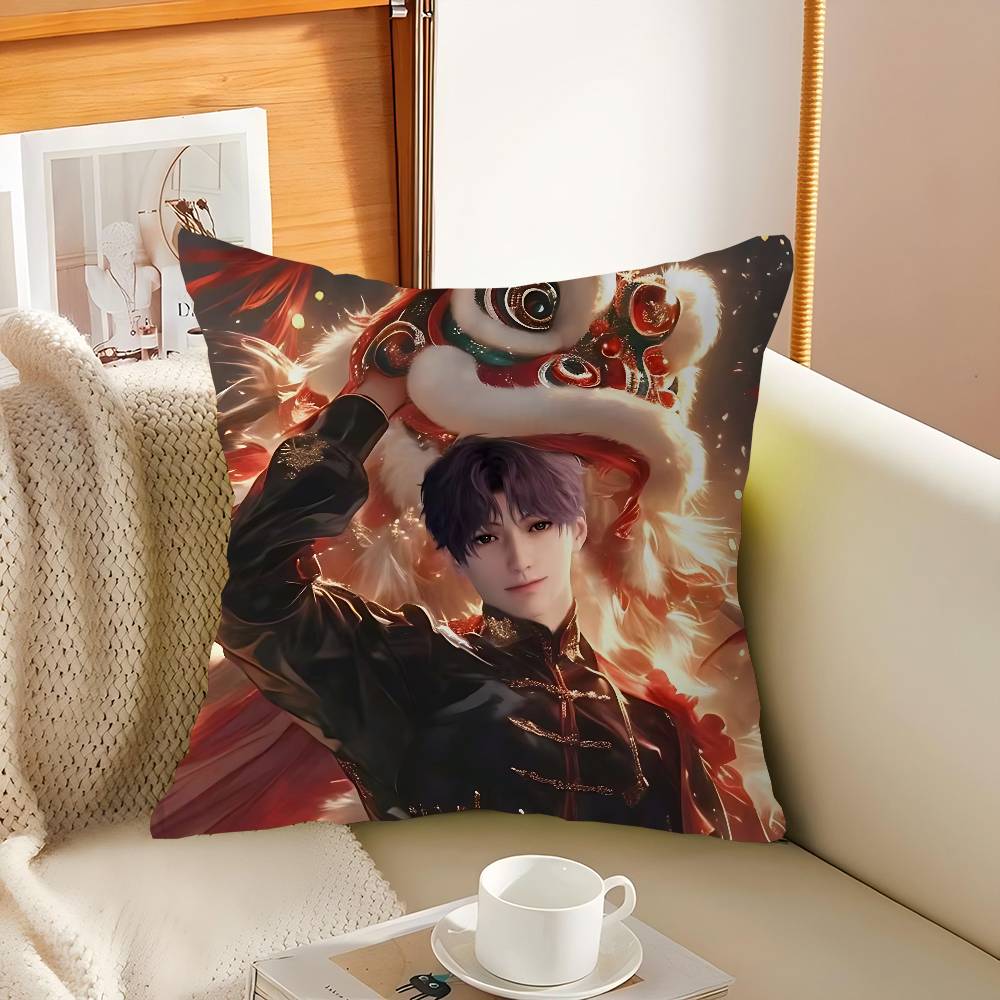 Новая Любовь И Глубокий Космос Ци Ю Наволочка для подушки Автомобильная декоративная наволочка Для дивана Автомобиля Рождественский подарок 40x40см 45x45см