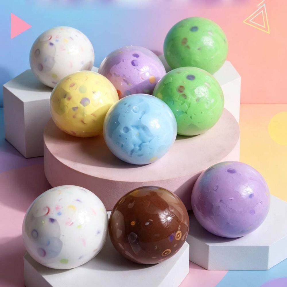Crunchy TPR Fidget Toy Sound Effects Handmade Ball Novelty Crackling Squishy Toy Children's Gifts