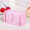 MDF Building Blocks Calendar Eternal Blocks Cube Calendar Wooden Perpetual Calendar  Office
