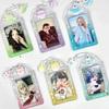 Original Design Summer Cheery Smoothie PVC Picture Frames with Chain Cute Ice Cream Photocard Holder for 3 Inch Kpop Card 2025