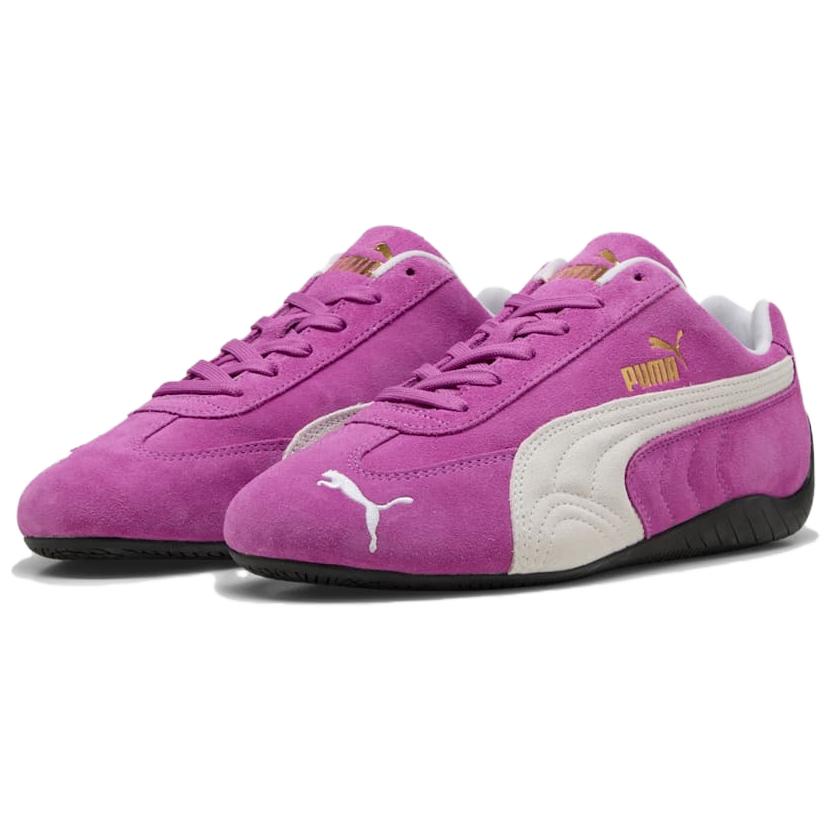 Puma Speedcat Series Og Comfortable Low-Top Lifestyle Shoes Unisex Sneaker Purple Beige 398846-34