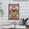 2D Flat Decorative 8×12 Inch Aluminum Plaque Metal Sign | America's 250th Semiquincentennial (1776-2026): Liberty Bell, Bald Eagle & Dual US Flags