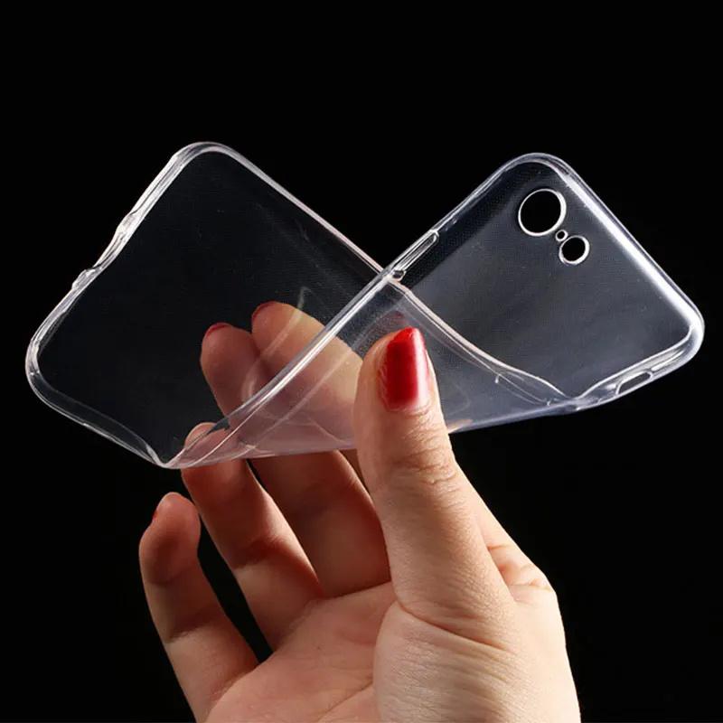 Ультратонкий Мягкий Прозрачный Силиконовый Чехол для Телефона для iPhone 7 8 6 6s Plus 5 5S SE 2016 2020 2022 Кристально Чистая Тонкая Задняя Крышка