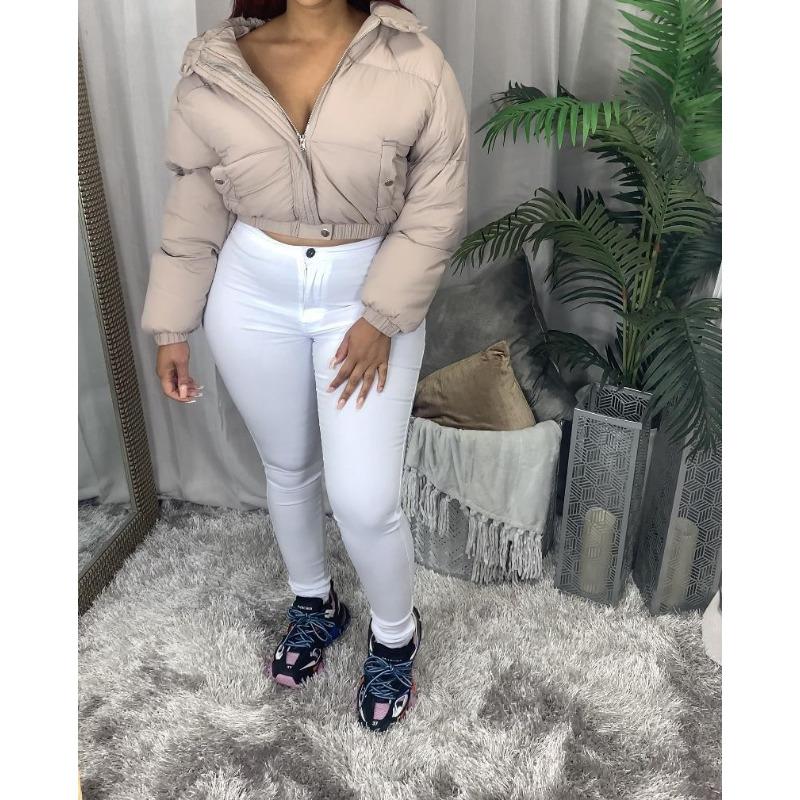 Европейская и американская женская одежда, модные осенне-зимние новые куртки с хлопковой подкладкой, одежда с капюшоном
