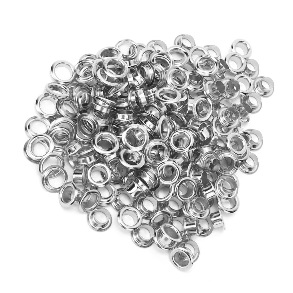 100PCS 6mm Brass Double Sided Eyelet Hollow Rivet for Clothing Bag Belt Shoe