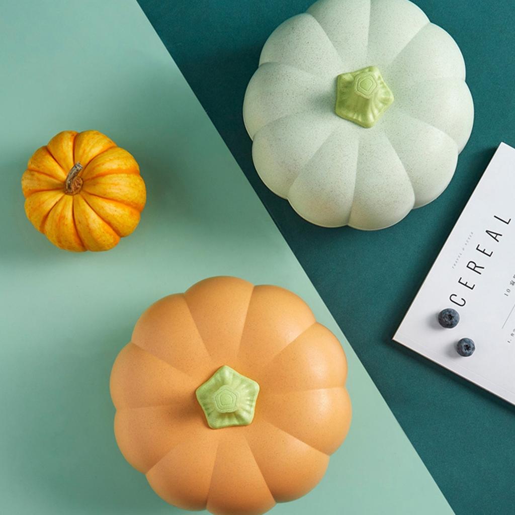 Pumpkin Dried Fruit Basket Creative Double Layer Sealed Waterproof Basket Fruit Snack Box for Living Room Home Decoration