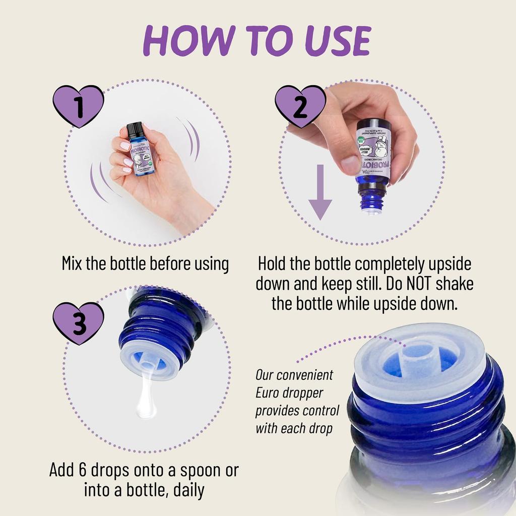 Legendairy Milk Органические пробиотические капли, 0+ месяцев, 10 мл (0,34 жидких унций)