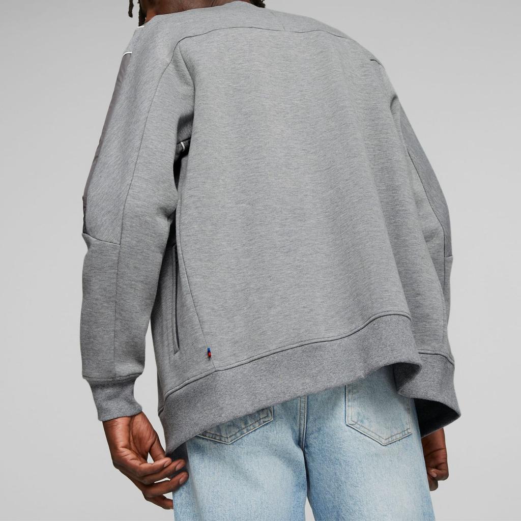 Puma Мужская куртка с длинным рукавом Bmw M Motorsport Color Block Design, повседневная, спортивная, серая 621213-03