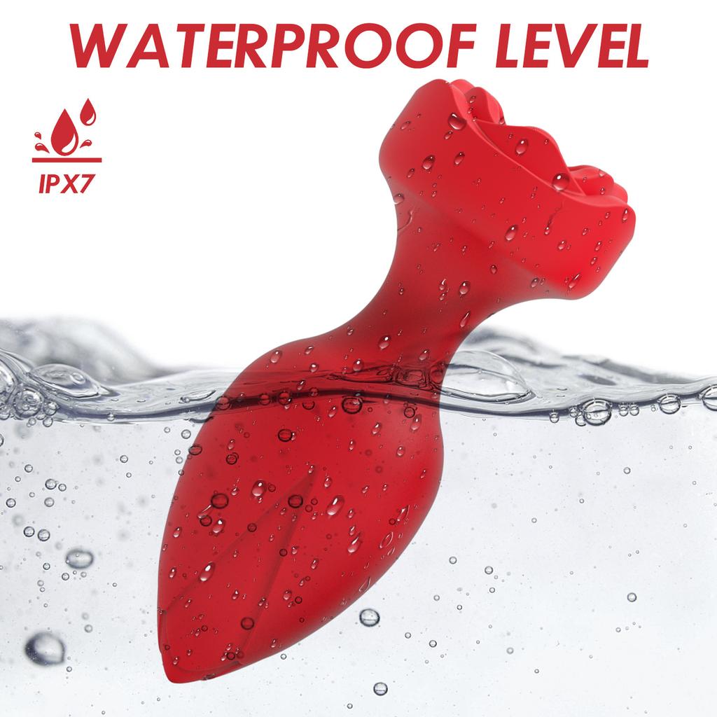 Роза Анальный Вибратор Для Женщин Фаллоимитатор Анальная Пробка Стимулятор точки G Носимый Вибратор Для Мужчин Массажер Простаты Анальные Бусины Игрушки Для Взрослых