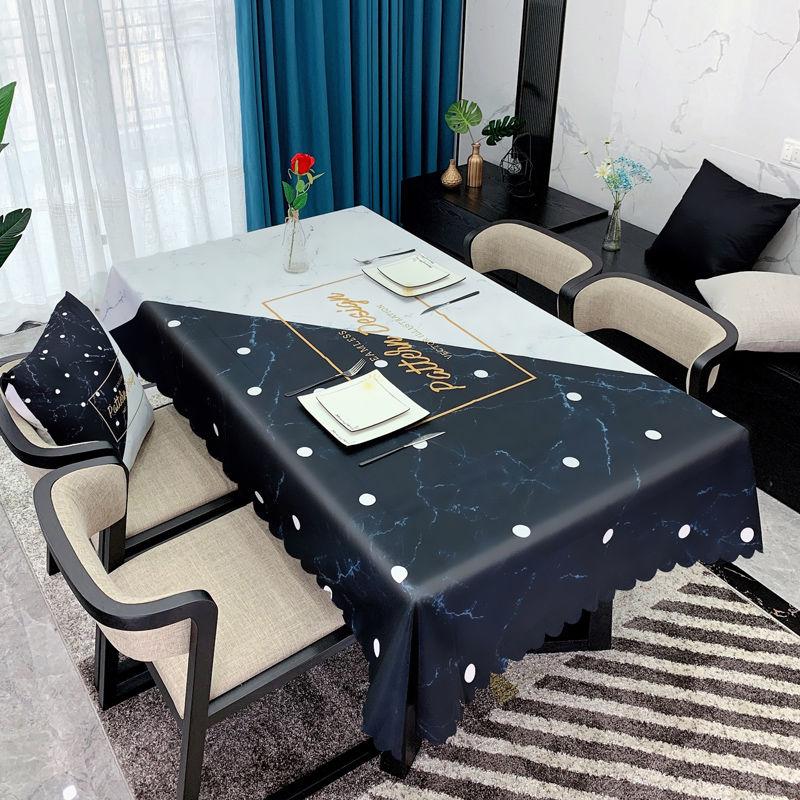 Скатерть в минималистском стиле, художественная водонепроницаемая маслостойкая моющаяся скатерть для стола, бытовой журнальный столик, прямоугольная скатерть