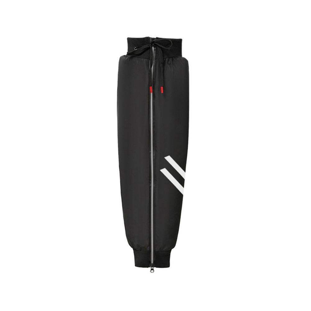 Reflective Zipper Thermal Kneecap Fleece-lined Motorcycle Leg Warmer Hiking