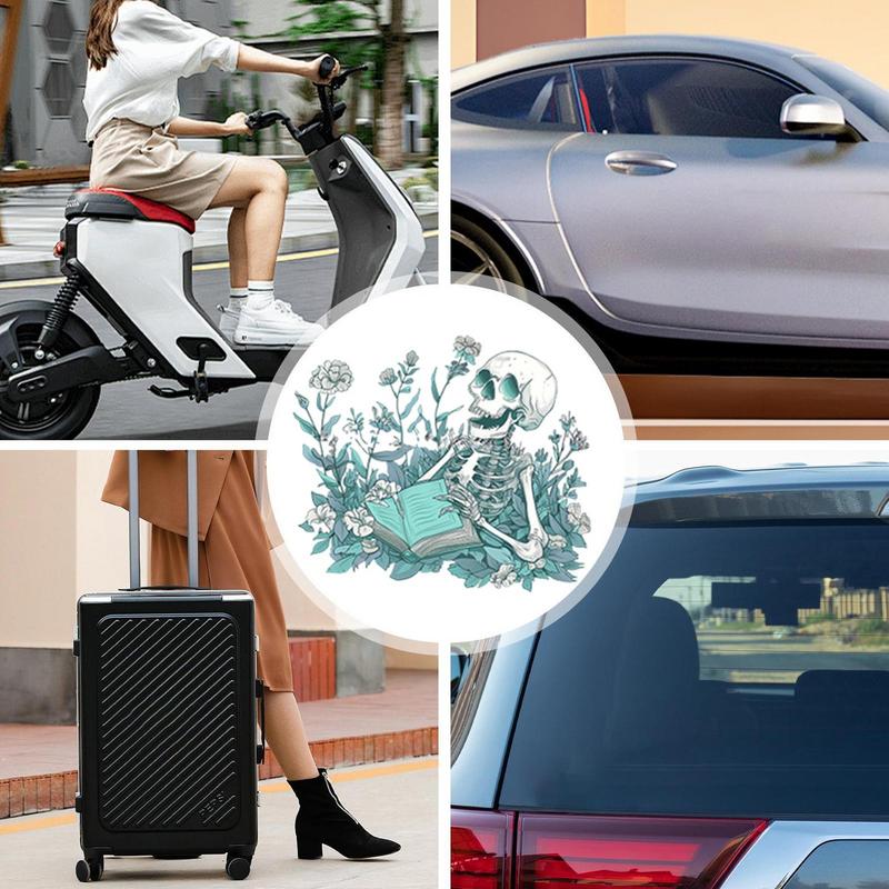 Крутые наклейки для грузовиков ПВХ наклейки на автомобиль в виде черепа с прочным клеем водонепроницаемые декоративные наклейки с черепом на автомобиль