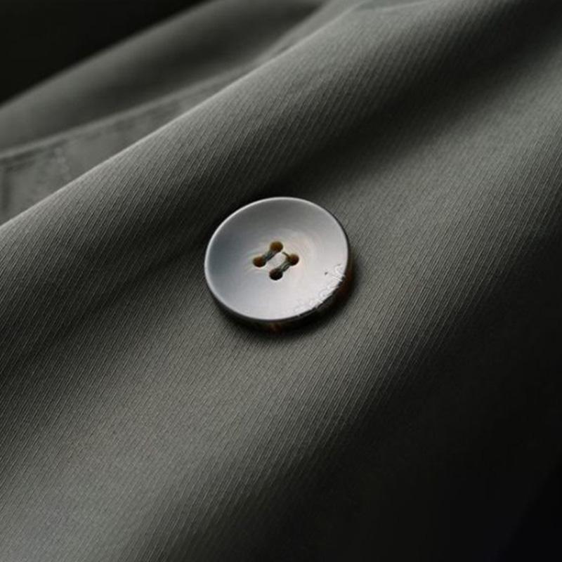 Тренч женский осенний двубортный сплошной цвет повседневная куртка универсальная и удобная тонкая талия куртка