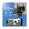 Security Camera - Solar - Dual Lens - 1080p - Night Vision - Built-in Wi-Fi