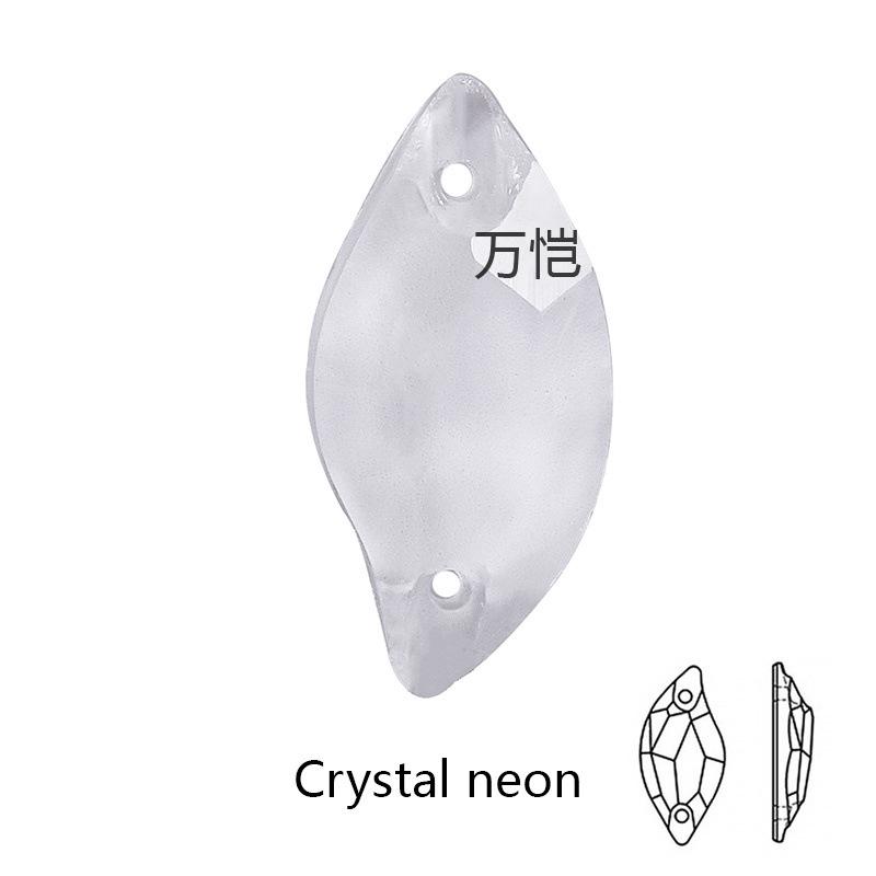 Стекло Лист Ивы Ручная Вышивка Дрель, Русалка Неоновый Флуоресцентный Плоское Дно Сделай Сам Одежда Обувь И Носки Бриллиантовые Ювелирные Аксессуары Стразы