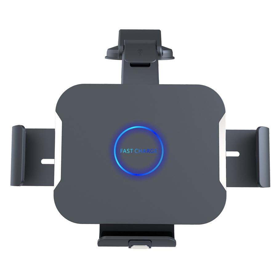 15 Вт Автомобильное беспроводное зарядное устройство Qi Держатель для зарядки смартфона Для складного экрана Большая площадка