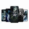 Чехол для телефона с изображением волка, воющего на луну, для Samsung S 9 10 20 21 22 23 30 23 24 Plus Lite Ultra FE S10lite Fundas