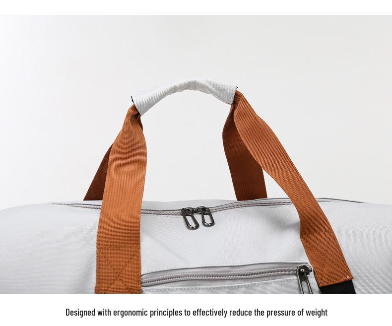 Дорожная сумка для фитнеса: Отделение для влажного/сухого, Большая вместимость с отделением для обуви, Идеально подходит для йоги и коротких поездок