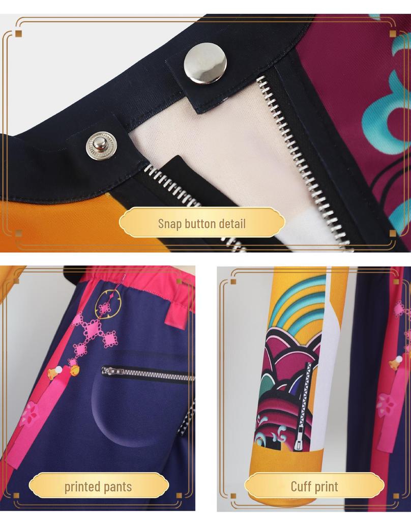 Kids K-POP Demon Hunter Girl Group Cosplay Costume - Rumi Shorts & Skirt Style