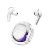 Bluetooth-наушники Air39: HK6 Второе поколение Внутриканальные для спорта и игр с цифровым дисплеем, Прозрачный дизайн
