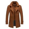 Trench Coat for Men Woolen Coat for Men Jackets for Men Fashion Jacket&coat Mens Coat Double Collar Coat Cold-proof Jacket Suits
