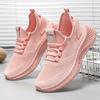 Женская легкая прогулочная обувь, повседневные кроссовки без шнуровки с дышащей сеткой, теннисные кроссовки для бега, обувь для тренировок на шнуровке, нескользящие женские кроссовки для спортзала