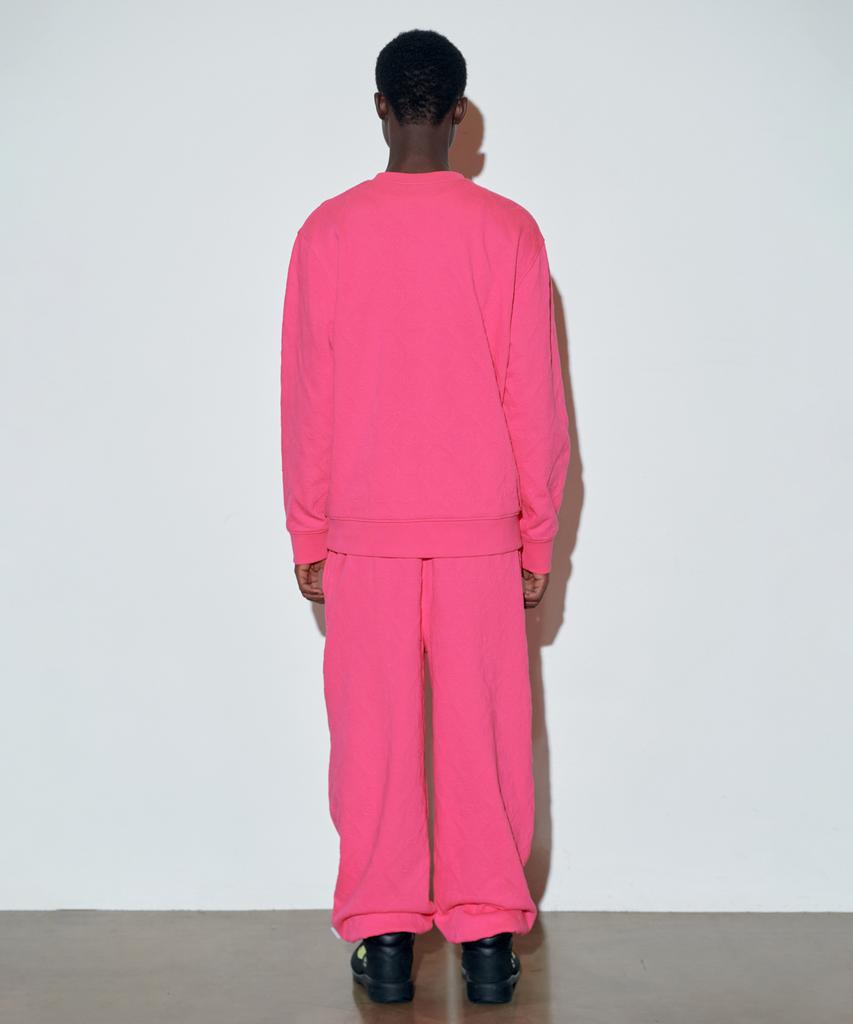 SCULPTOR Jacquard Flower Jogger Pants Acid Pink