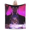 KPop Demon Hunter Blankets  Warm Soft Comfortable Plush Throw Blanket For Girls Boys Living Room Flannel Bedspread Bed Cover