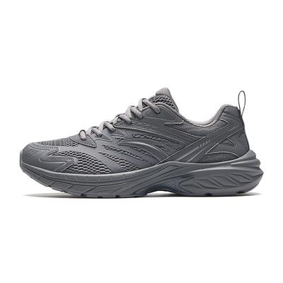 Низкие беговые кроссовки Мужские Темно-серые кроссовки