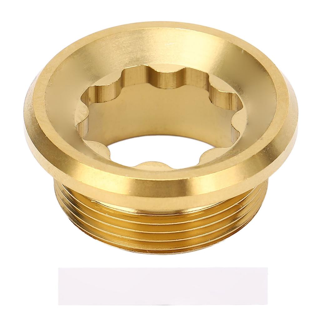 Bike Crankset Screw Ti Alloy Shock Absorption Crank Arm Screw Bike Fixing Bolt Dust Cover for M20mm 