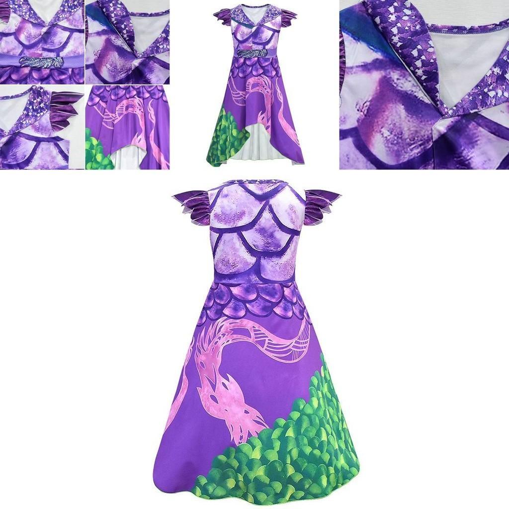 Элегантный и очаровательный костюм Мал из Наследников 3 для косплея для взрослых девушек. Идеально подходит для Хэллоуина