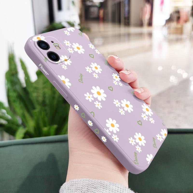 Чехол для телефона Love With Daisy для iPhone 12 11 X XR XS 8 7 SE2 Plus Pro Max Mini Силиконовая накладка