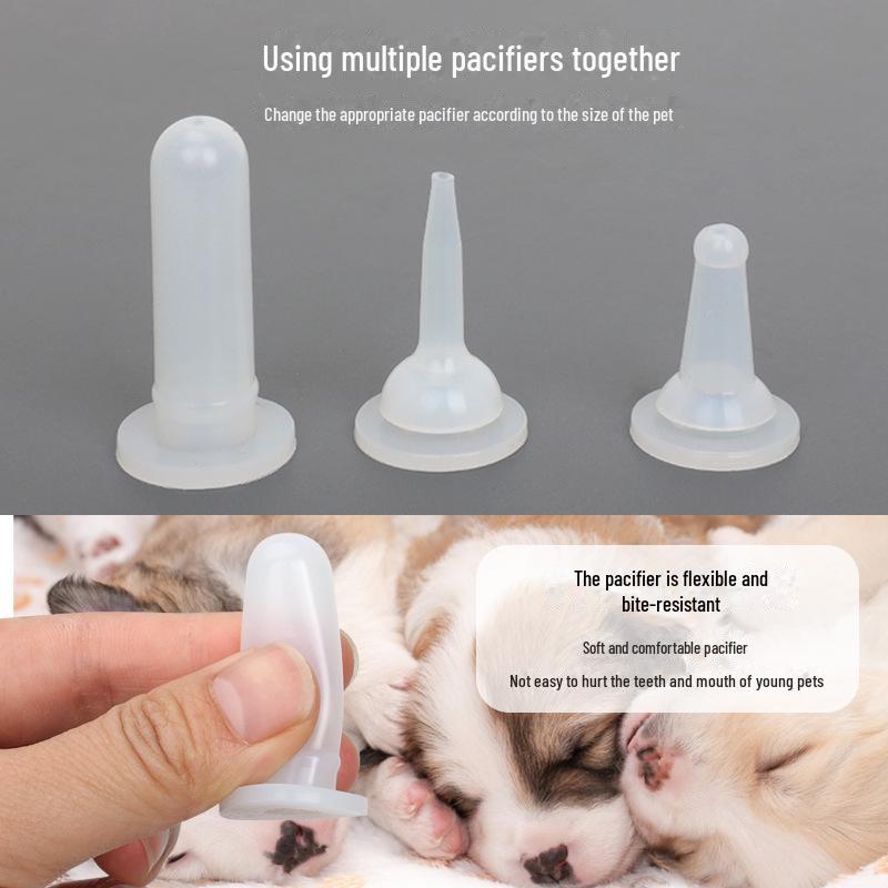 Набор для кормления домашних животных: Молочные бутылочки и шприц-кормушка для новорожденных котят и щенков