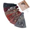 Girls Knitted Wide Side Bead Hair Accessories Flower Hair Hoop Women Hairband Korean Style Headband