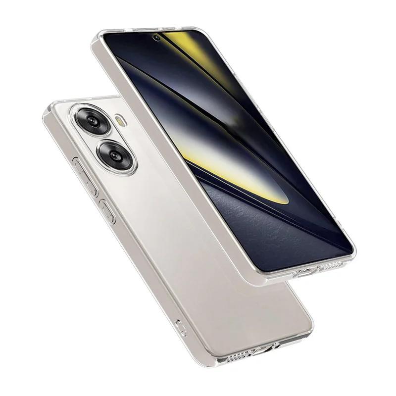 Для Xiaomi POCO X7 Pro X7Pro M7 Pro ультратонкие прозрачные мягкие чехлы для телефонов TPU для Redmi Turbo 4 прозрачный силиконовый чехол-накладка