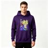 Men's Casual Super Saiyan Trunks Print Long Sleeve Pullover Hoodie Sweatshirt