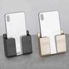 Box Punch Free Remote Control Mobile Phone Charging Hanging Holder Wall Mounted Plug Bracket
