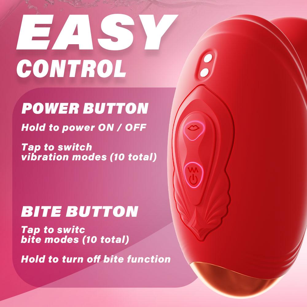 Роза Женский сексуальный стимулятор 10 режимов вибрации и французского поцелуя, G-точка клиторальный вибратор игрушка для взрослых Роза секс-игрушка