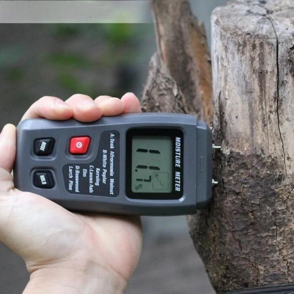 Высокоточный измеритель влажности древесины, цифровой тестер влажности, портативный детектор воды, профессиональный датчик влажности с ЖК-дисплеем