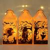 Halloween Portable Light, Retro Halloween Decoration Light Battery Powered, Children's Room Halloween Desktop Decoration
