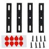 Frameless License Plate Mount 4PCS Weather-Proof Frameless License Plate Frame Car Tag Frame For Front And Rear Car Tags License Plate Covers Frames
