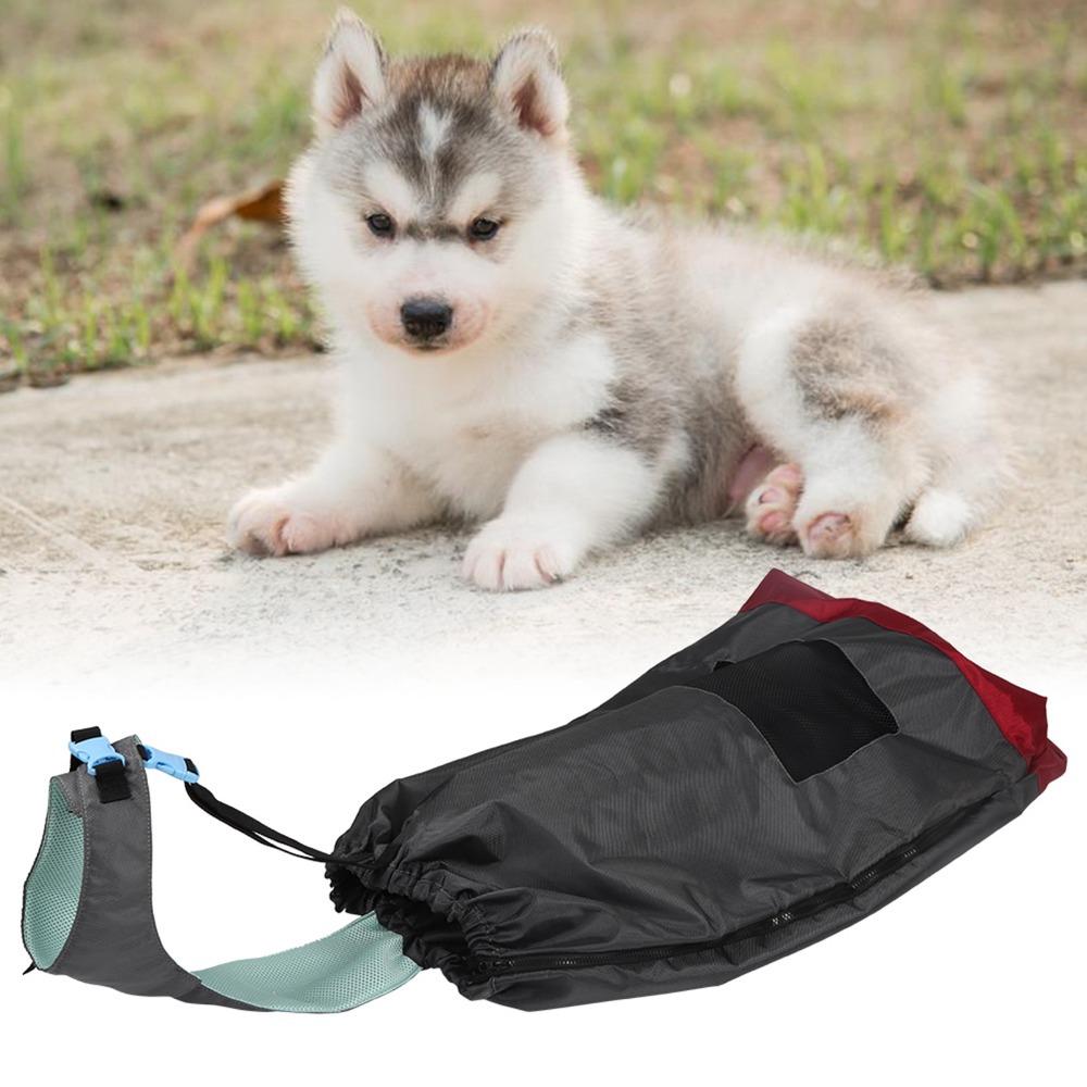 Soft Lining Pet Sling Bag Adjustable Size Paralyzed Pet Bag Rear Leg Support Bag Pet Mobility Aid