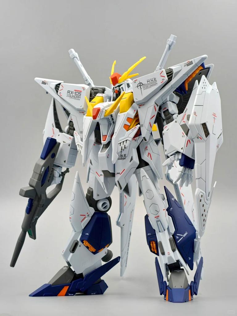 Jujiang Hg Rx-105 Xi Масштаб 1/144 Сборная Модель Меха Фигурка Робота Игрушка Для Хобби Коллекция Пластиковых Моделей Подарки