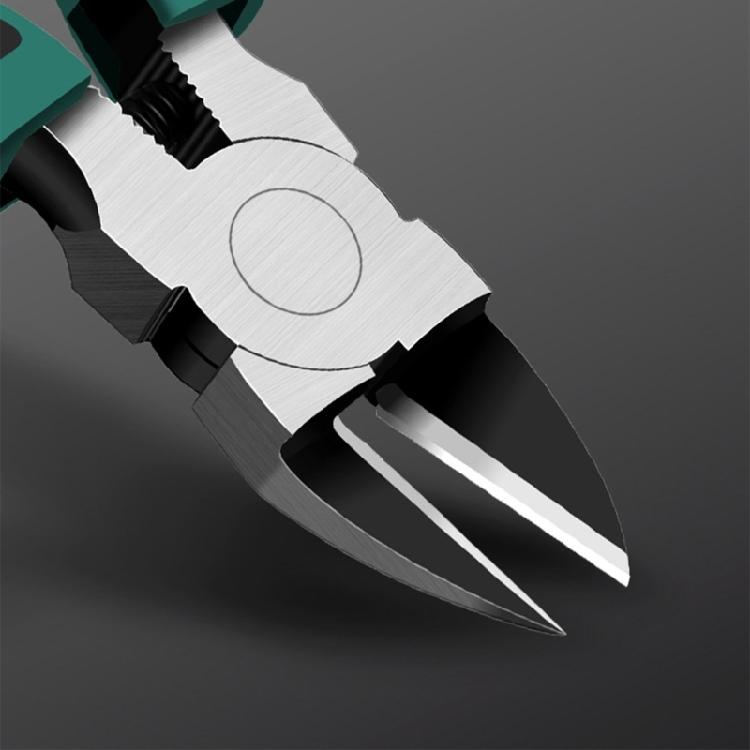 Удобная рукоятка Электрик Ножницы для резки проволоки Инструмент для резки кабеля Диагональные плоскогубцы Точные края Эргономичная рукоятка, устойчивая к усталости